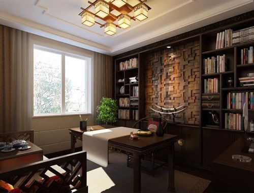 如何进行中式书房设计