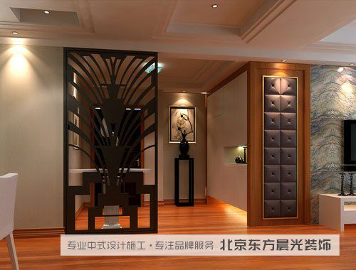 新中式进门玄关怎么设计比较合适