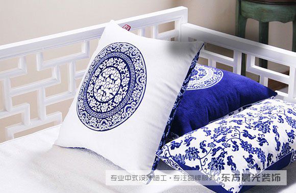 中式风格家居空间青花雅韵流转不休